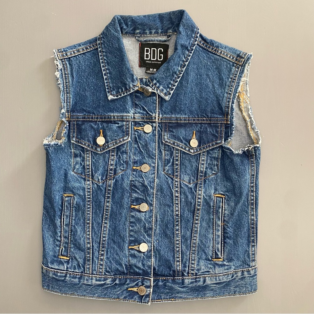 BDG Classic Blue Denim Vest